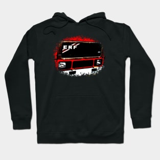 ERF E Series classic 1980s British heavy lorry elements Hoodie